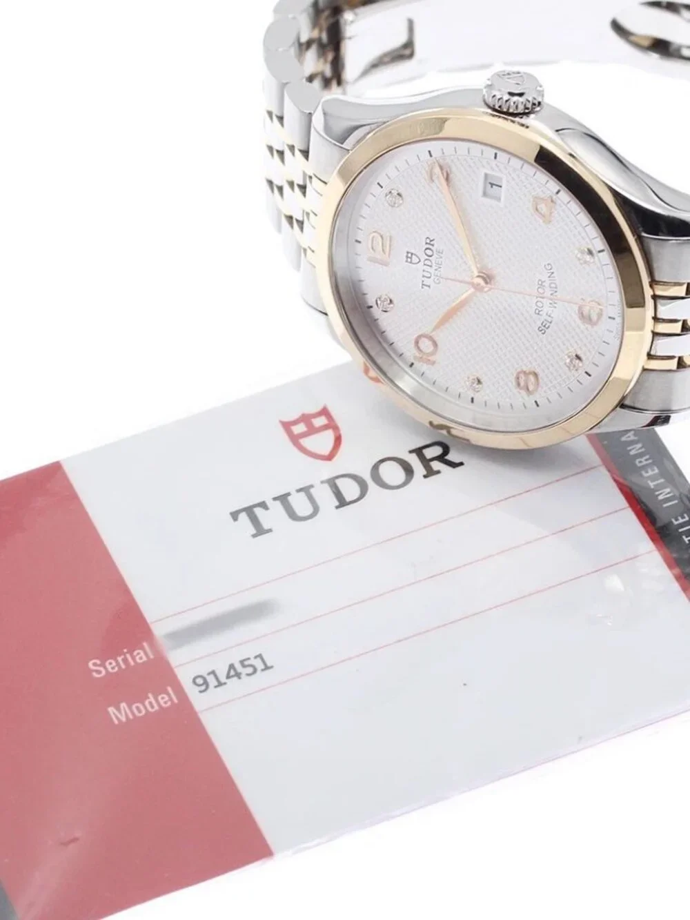TUDOR 1926 91451 Date Silver Dial Automatic Men's Watch